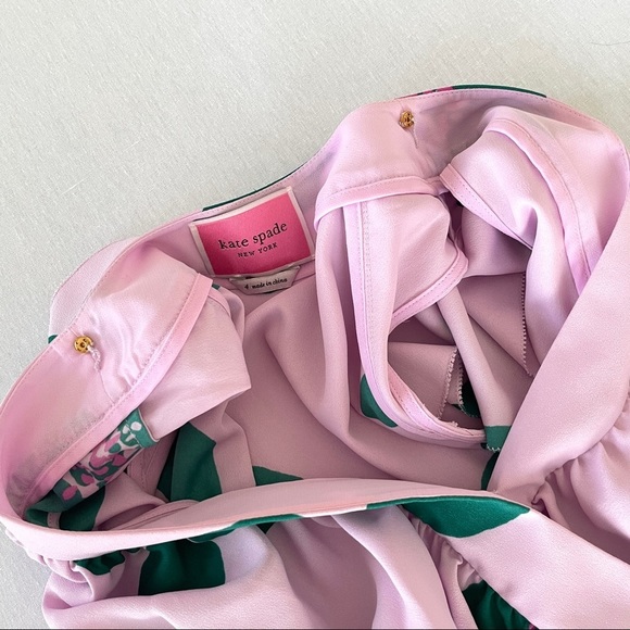 Kate Spade Pink and Green Floral Mini Dress - Picture 7 of 10